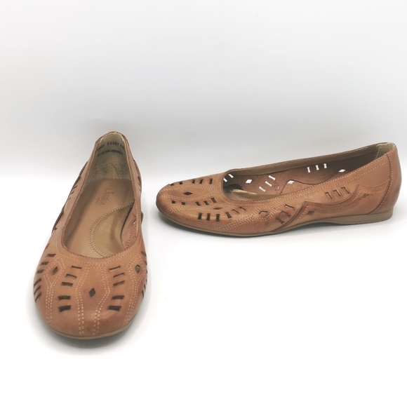 SIZE 8 M - JESSICA Sport, Leather Bohemian Flats 'Katelyn' NWB B60 - Picture 8 of 10